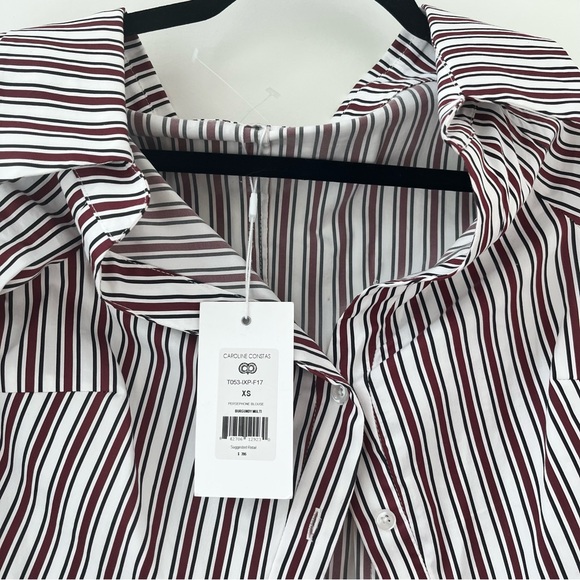 NWT Caroline Constas Persephone off the shoulder top blouse XS - Picture 4 of 10